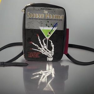 Betsey Johnson Limited Edition The Spooky Martini Adj. Crossbody Bag NWT Sale